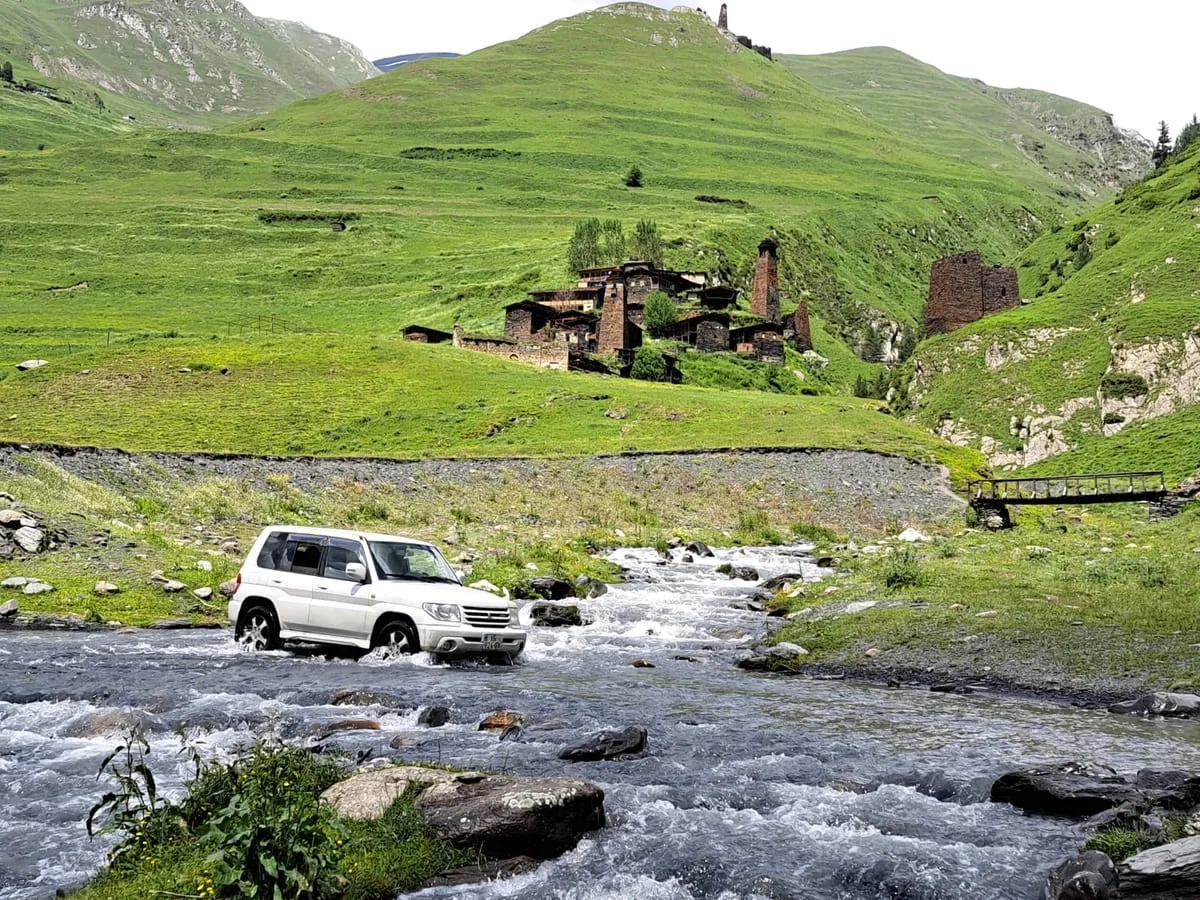 Mitsubishi Pajero iO — 4x4 rental car available in Tbilisi, Georgia